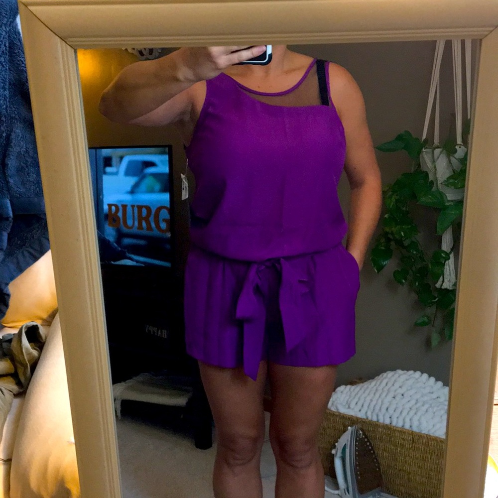 Purple romper